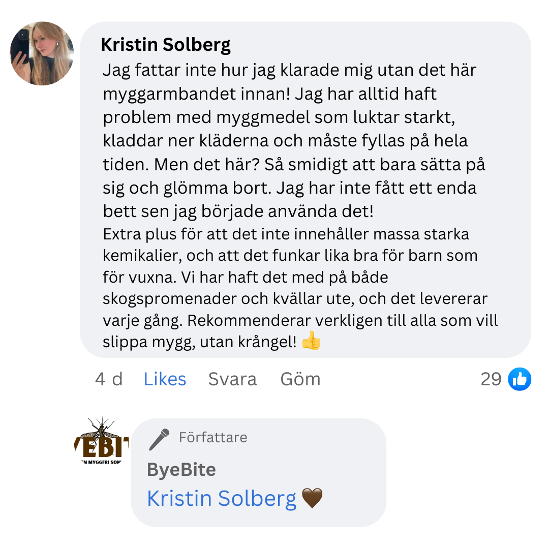 ByeBite™ Bandet för en Myggfri sommar